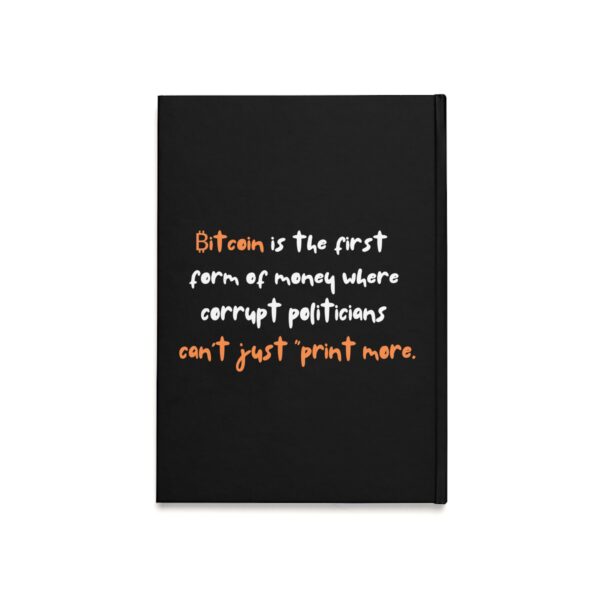 Hardcover Journal - Power Hash Notebook inspired by Bitcoin Ideologies